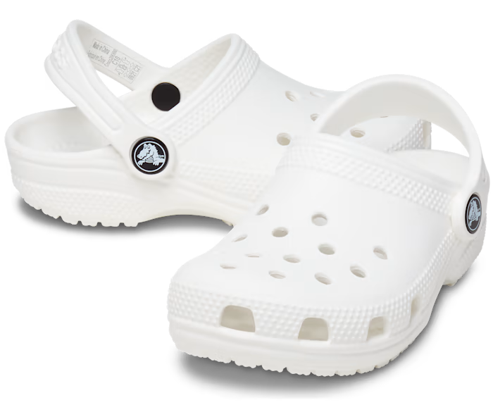 Crocs Toddler Classic Clog - White ALT110