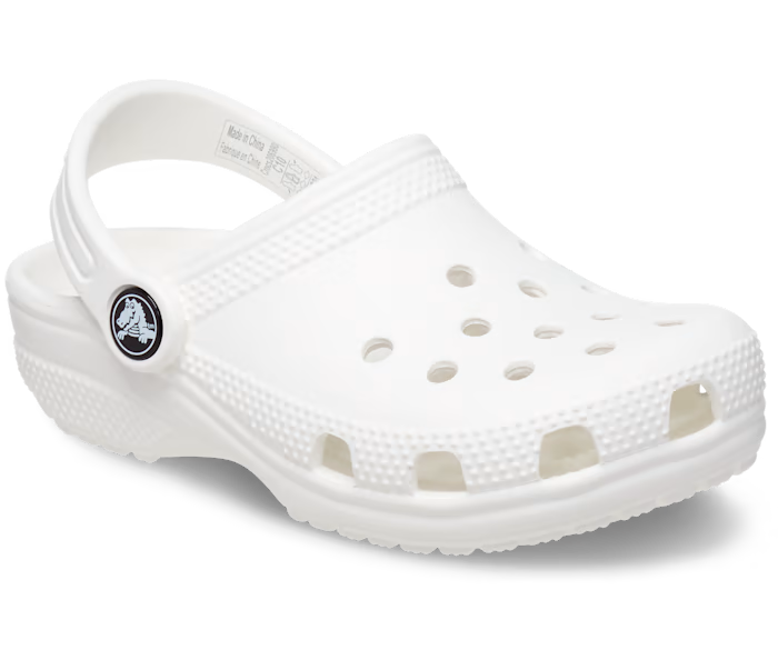 Crocs Toddler Classic Clog - White ALT140