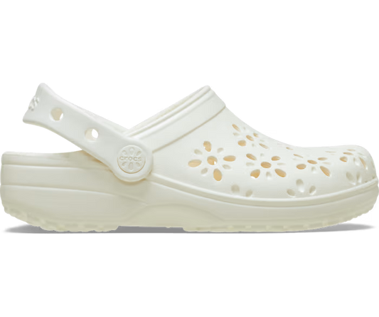 Crocs Kids' Classic Floral Cut-Out Clog ALT100
