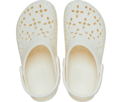 Crocs Kids' Classic Floral Cut-Out Clog ALT120