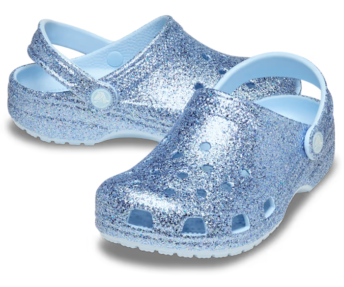 Crocs Kids' Classic Chunky Glitter Clog ALT110
