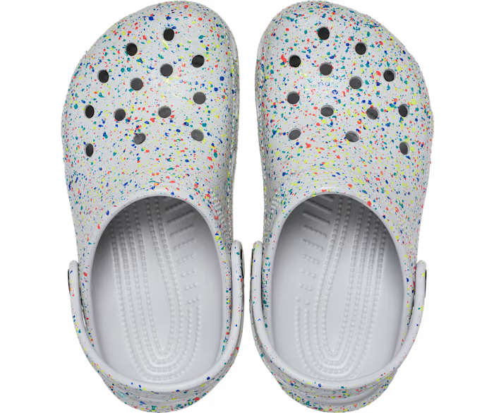 Crocs Kids' Classic Glow Paint Splatter Clog ALT120