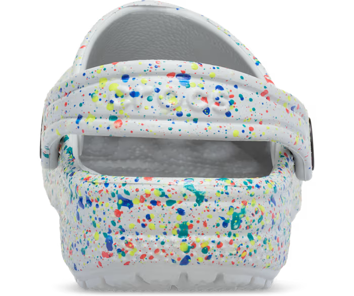 Crocs Kids' Classic Glow Paint Splatter Clog ALT160