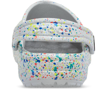 Crocs Kids' Classic Glow Paint Splatter Clog ALT160