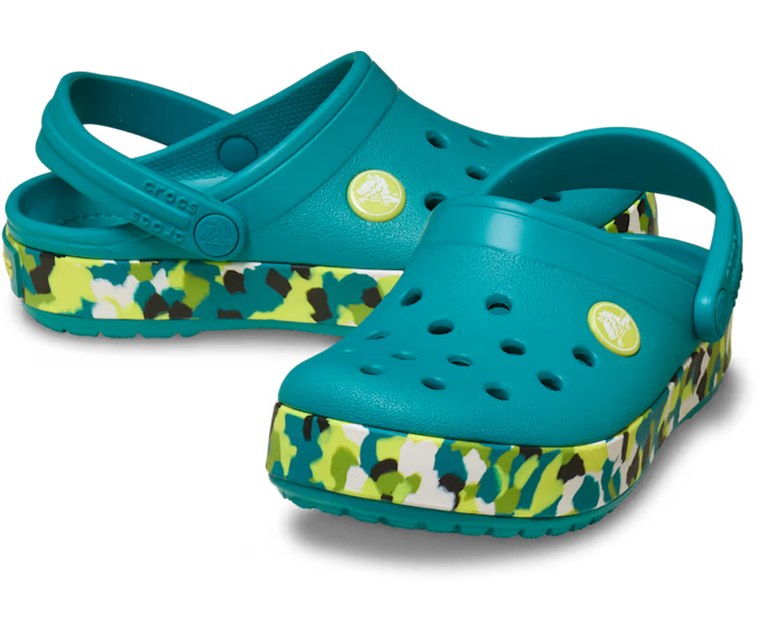 Crocs Toddler Crocband Glow Confetti Band Clog ALT110