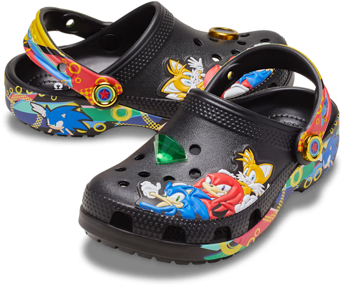 Crocs New Toddlers' Sonic the Hedgehog Classic Clog ALT110
