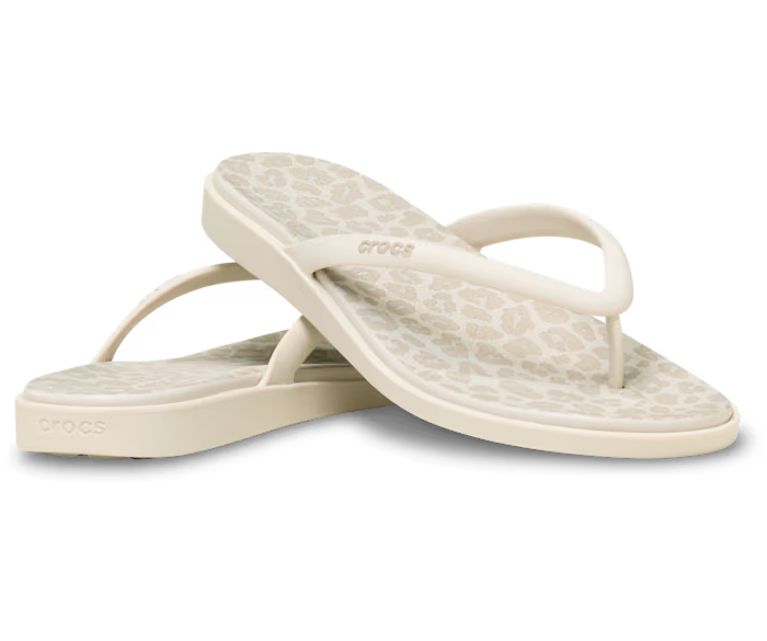 Crocs Miami Round Toe Animal Flip ALT110