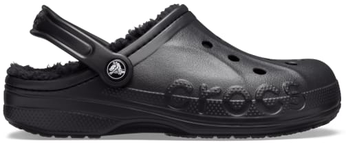 Baya Lined Clog - Black / Black
